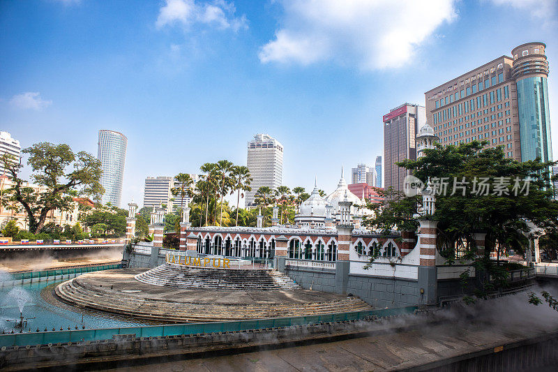 生命之河，Masjid Jamek吉隆坡城的诞生地，吉隆坡杰出的历史地标之一。